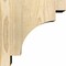 Ekena Millwork Mediterranean Rough Sawn Corbel, Douglas Fir, 6"W x 10"D x 10"H COR06X10X10MED00RDF - alternate 4
